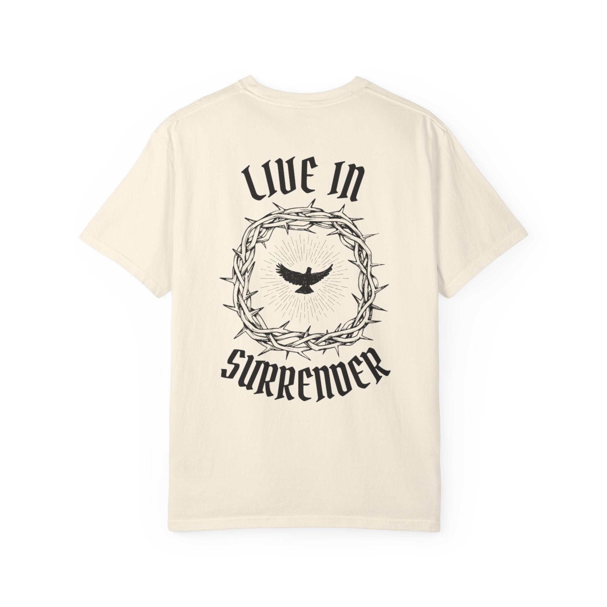 "Live in Surrender" Unisex Oversized Graphic T-shirt - 8 COLORS