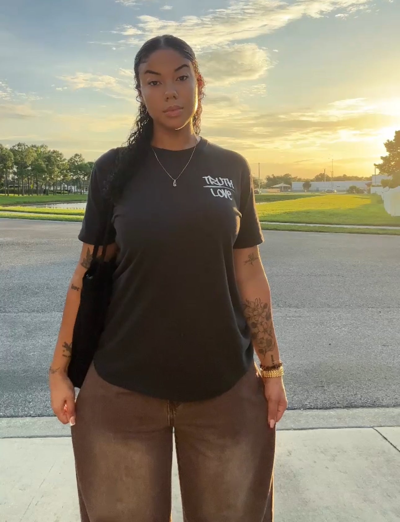 "Truth & Love" Unisex Oversized Graphic T-Shirt