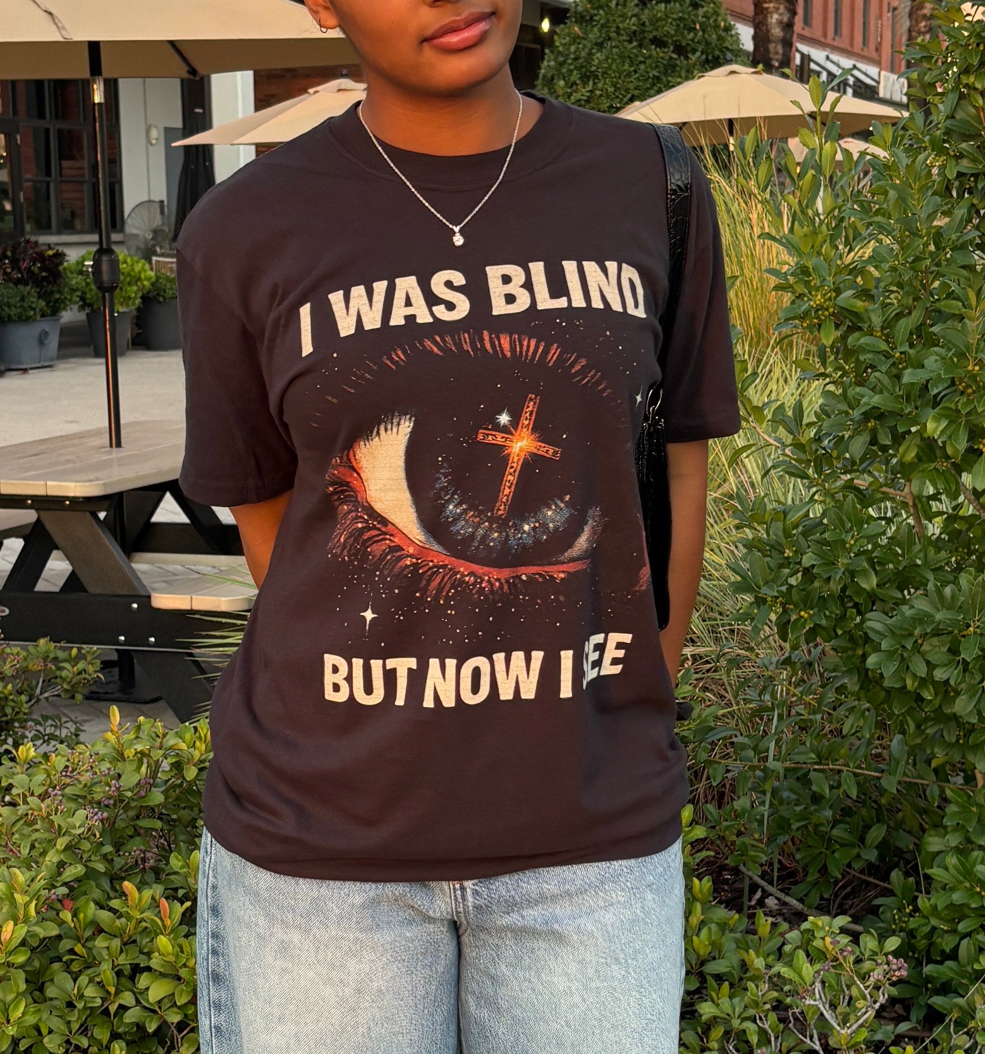 "I was BLIND, now I SEE" Graphic T-shirt