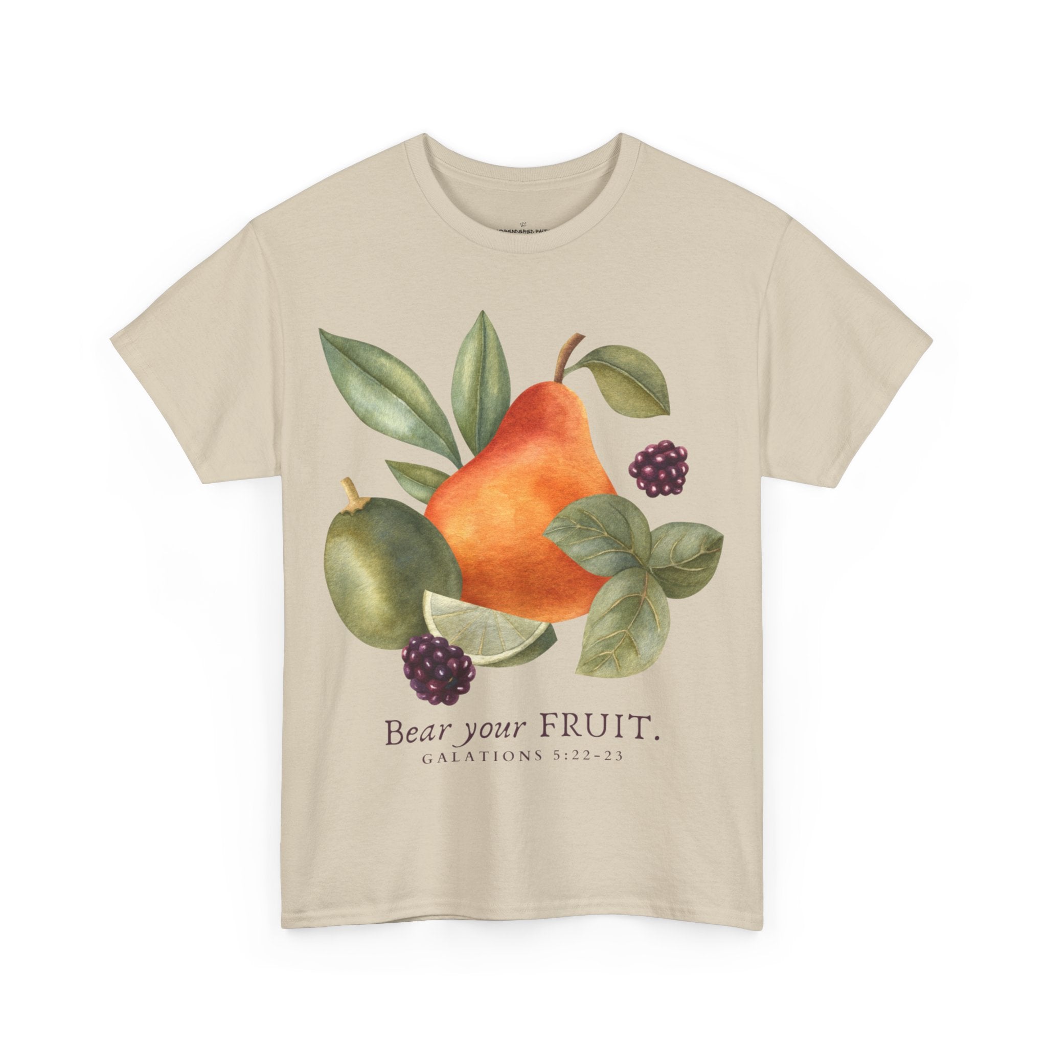 "BEAR YOUR FRUIT" Unisex Oversized Graphic T-Shirt - 5 COLORS