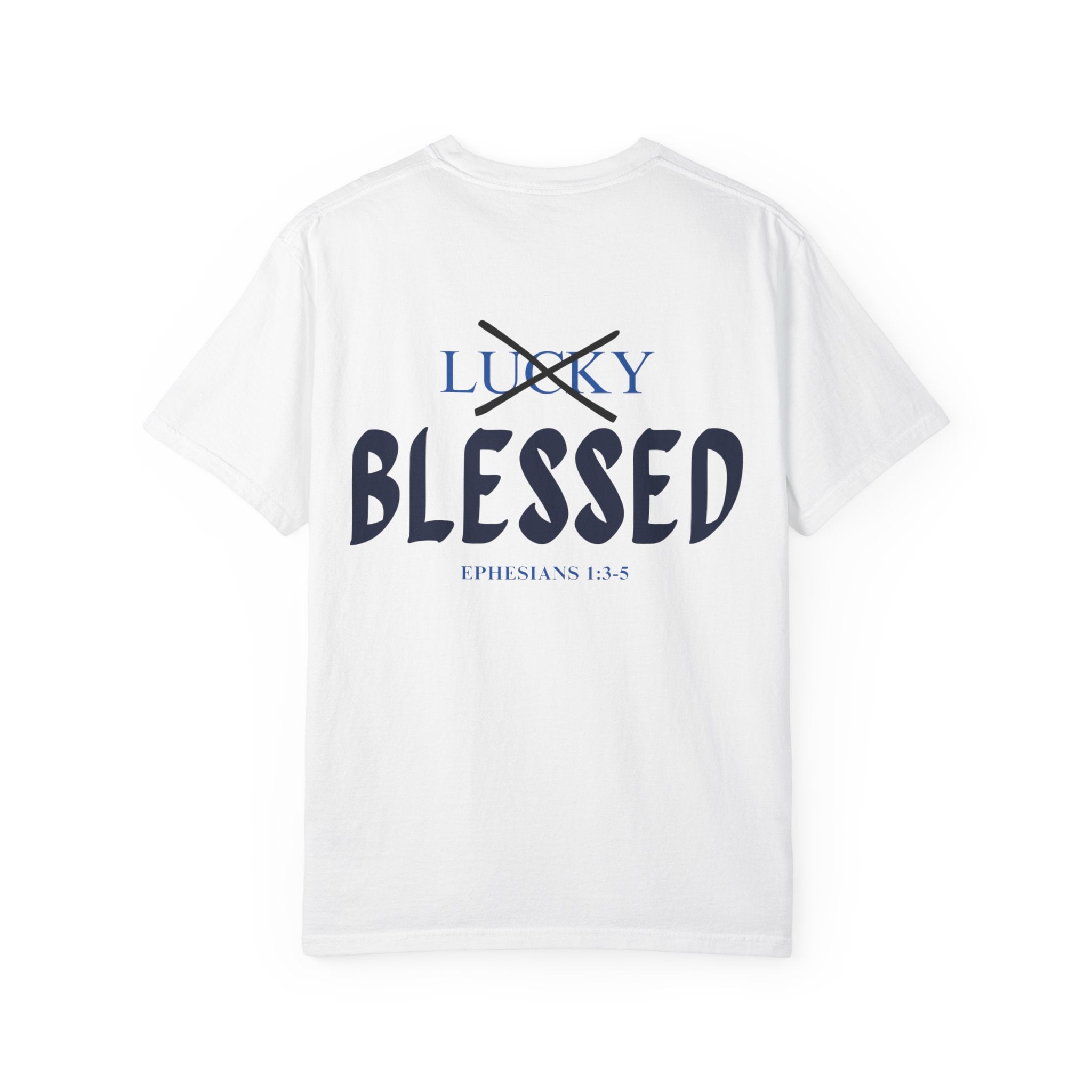 "BLESSED not Lucky" Unisex Oversized Graphic T-shirt