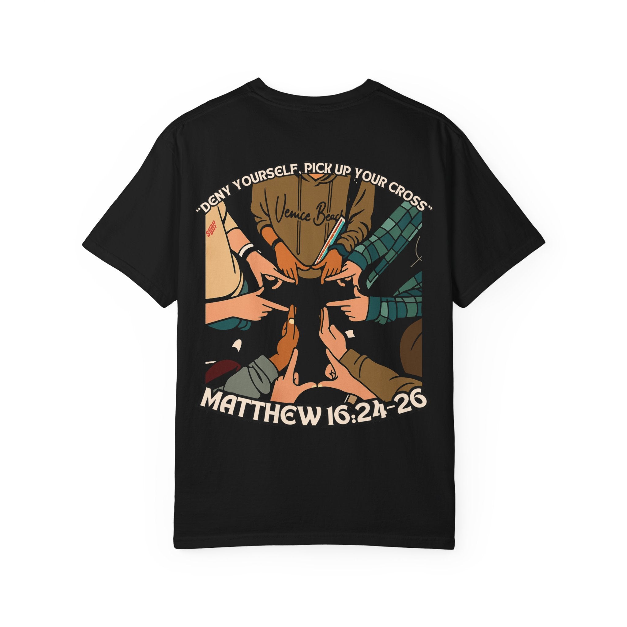 "Pick Up Your Cross" Graphic Oversized T-shirt