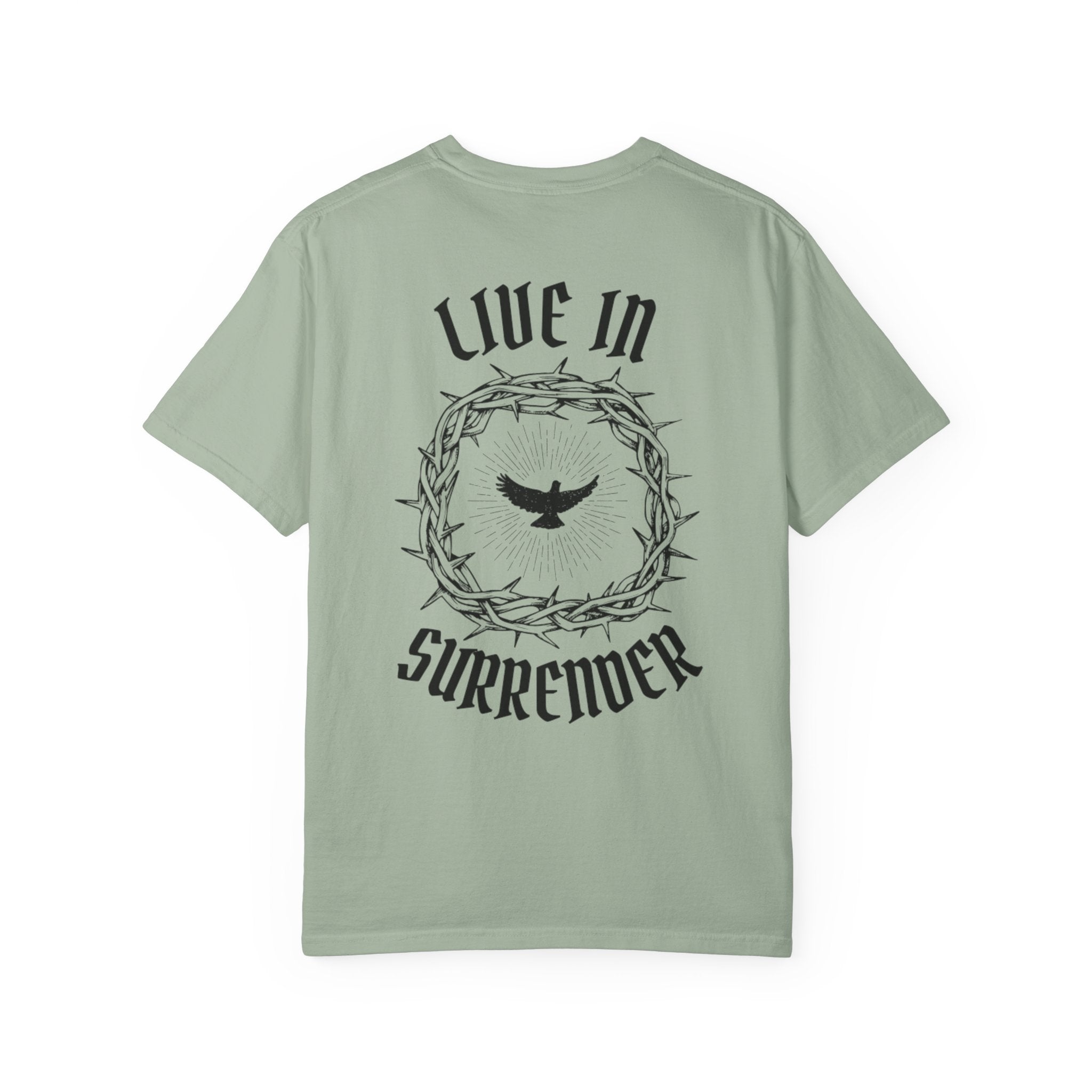"Live in Surrender" Unisex Oversized Graphic T-shirt - 8 COLORS